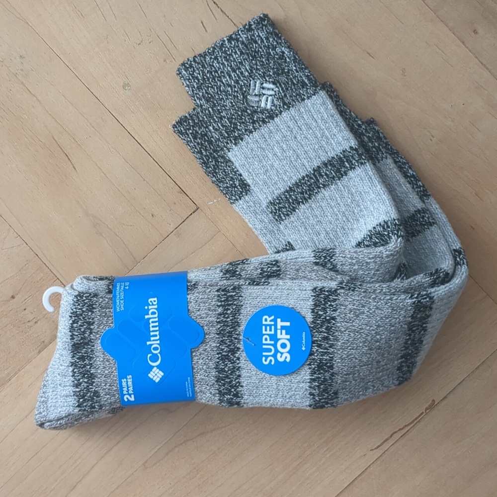 Columbia Knee High Socks 2 pairs